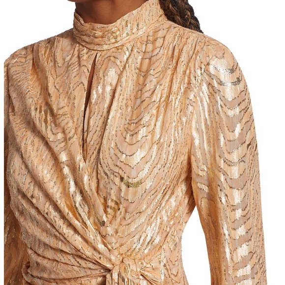 Jonathan Simkhai gorgeous peach gown. New in box! Never worn. Size 4. - Picture 5 of 5